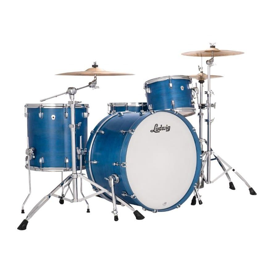 Ludwig Neusonic Pro Beat 3pc Drum Set Satin Royal Blue