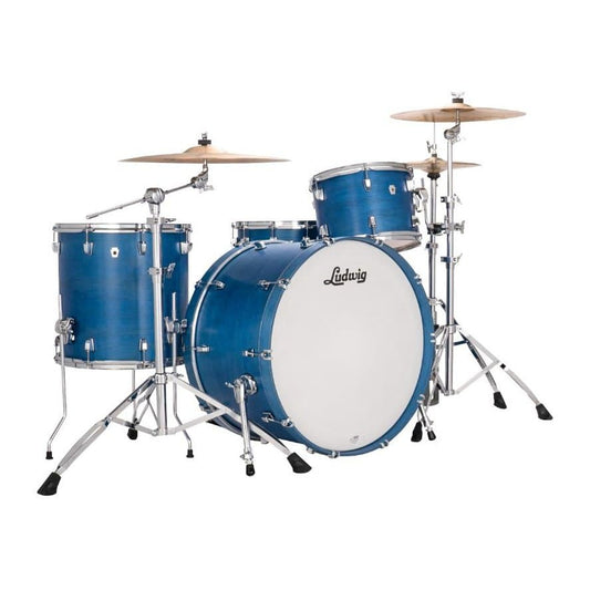 Ludwig Neusonic Pro Beat 3pc Drum Set Satin Royal Blue