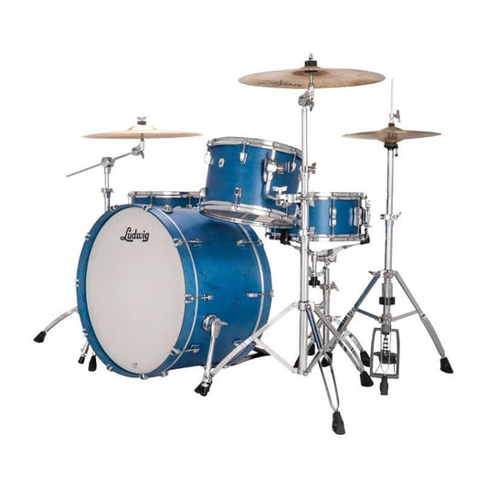Ludwig Neusonic Pro Beat 3pc Drum Set Satin Royal Blue