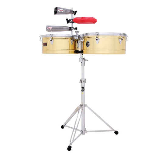 LP Prestige 13 & 14 Timbales - Brass - LP1314-B