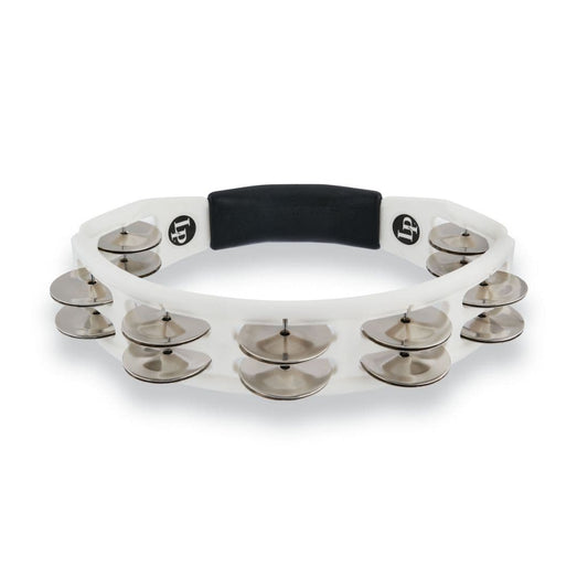 LP Cyclops Jingle Tambourine - Steel/White/Hand Held