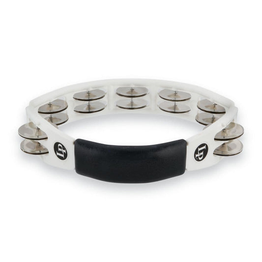 LP Cyclops Jingle Tambourine - Steel/White/Hand Held