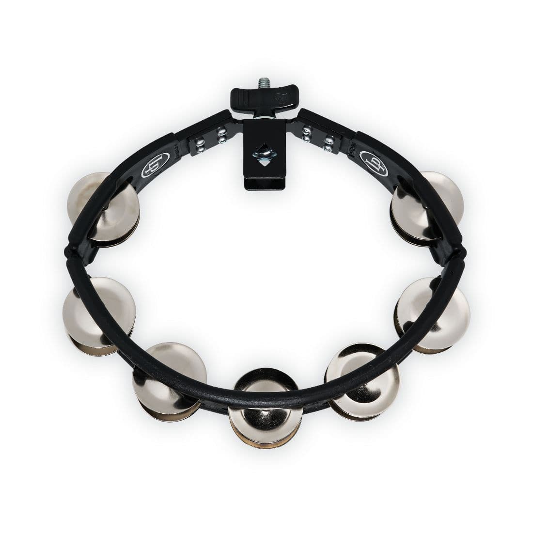 LP Cyclops Jingle Tambourine - Steel/ Black/Mountable