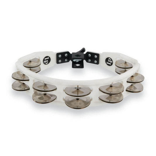 LP Cyclops Jingle Tambourine - Steel/White/Mountable