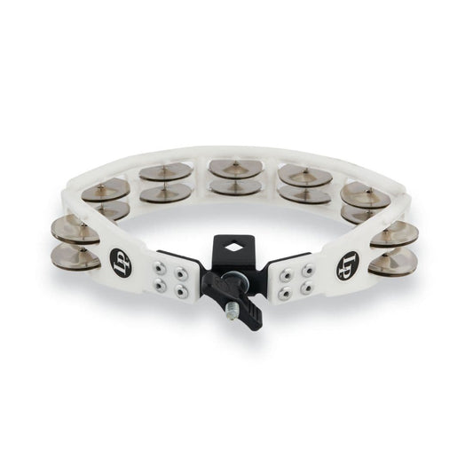 LP Cyclops Jingle Tambourine - Steel/White/Mountable
