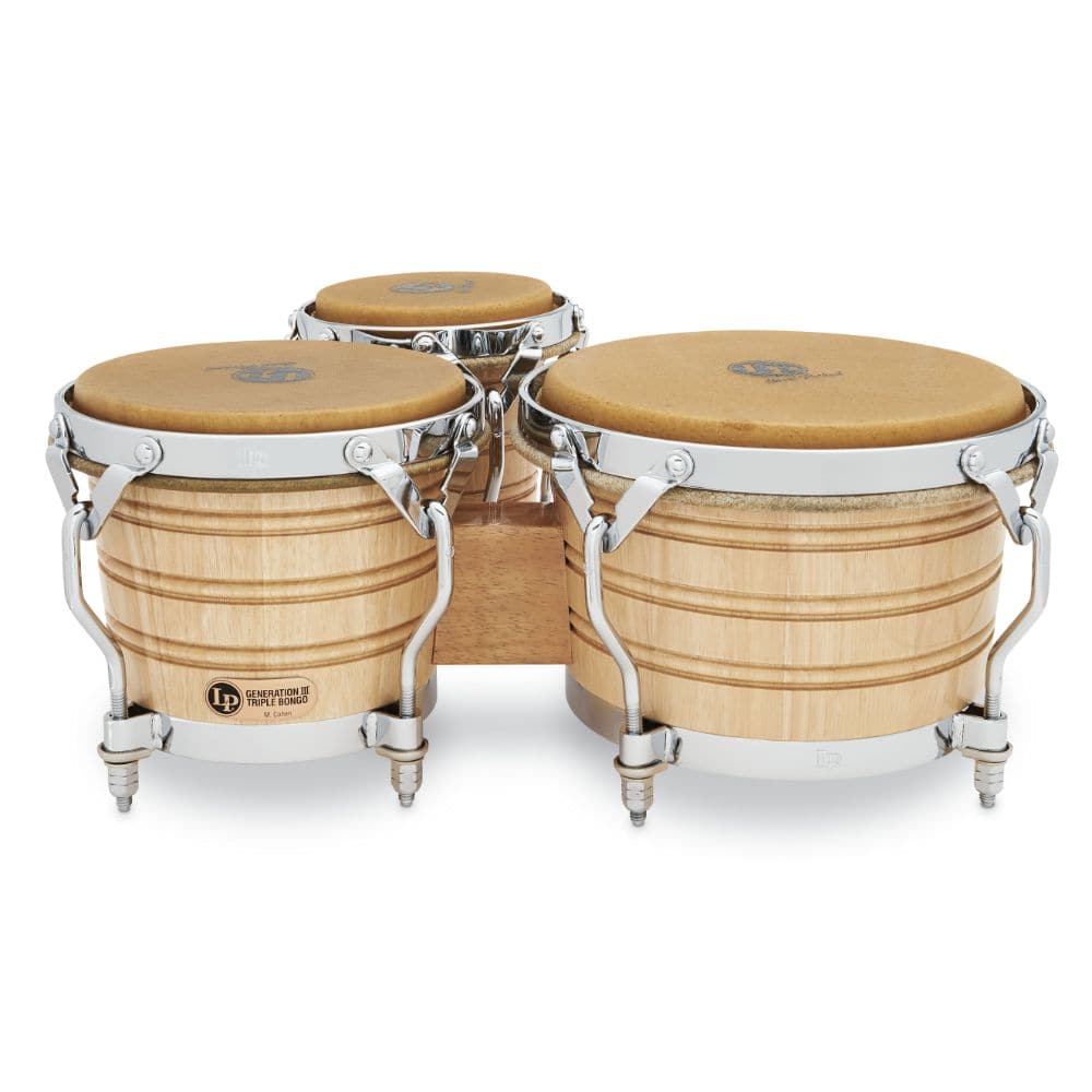 LP Generation III Triple Wood Bongos