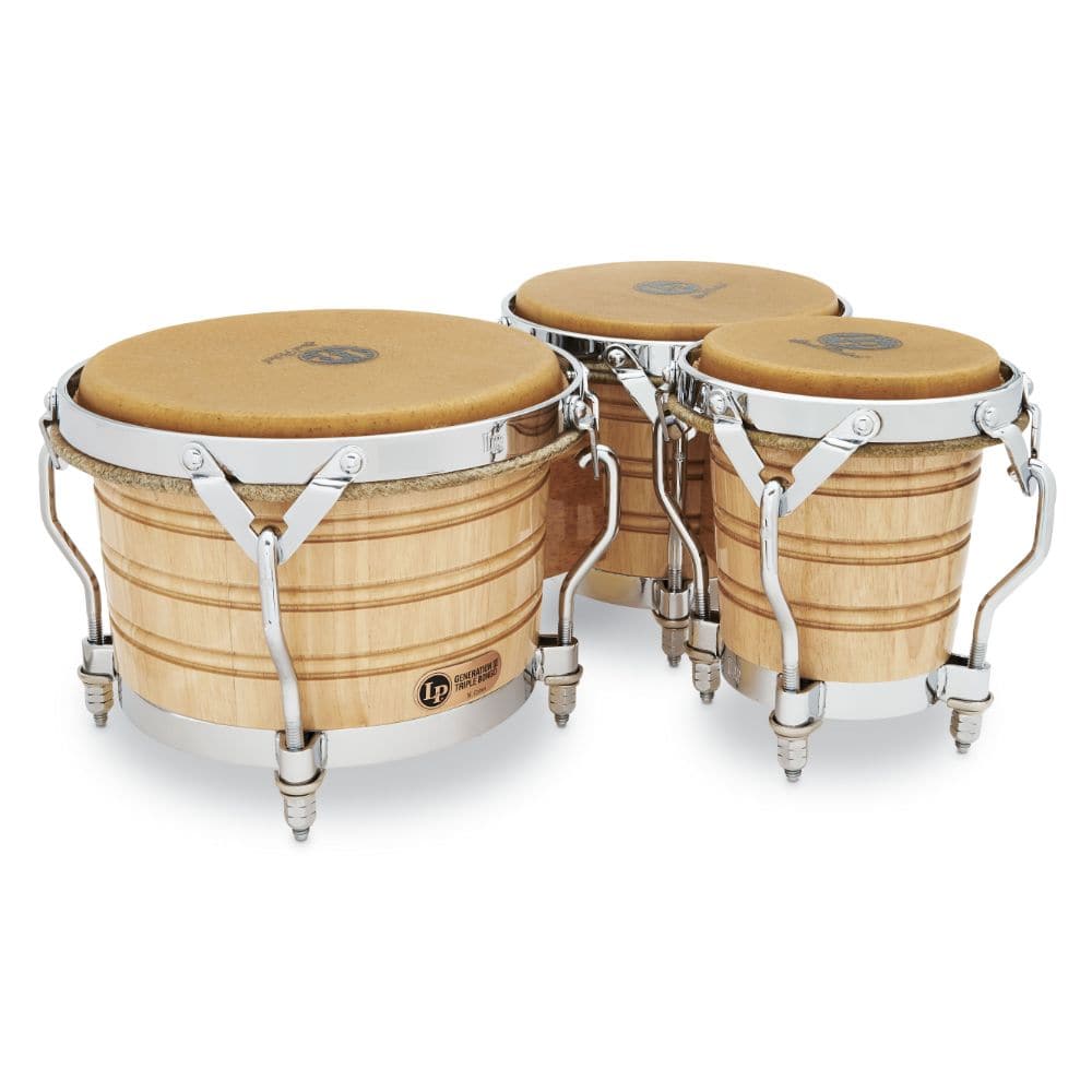 LP Generation III Triple Wood Bongos