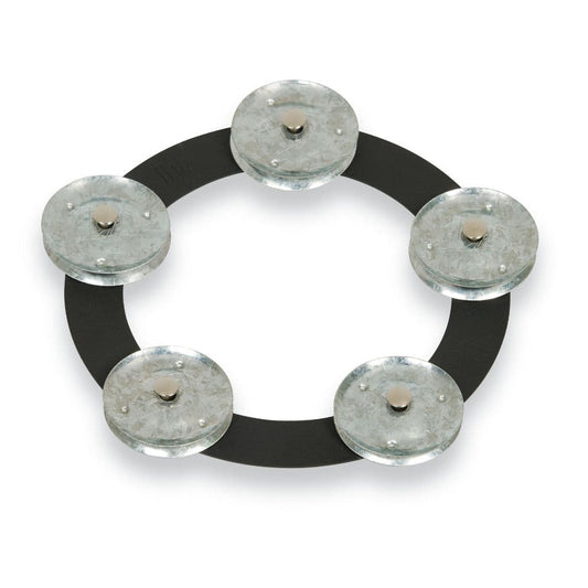 LP Latin Percussion LP3806BGA 6-inch Tambo-ring - Black Sand With Galvanized Steel Jingles
