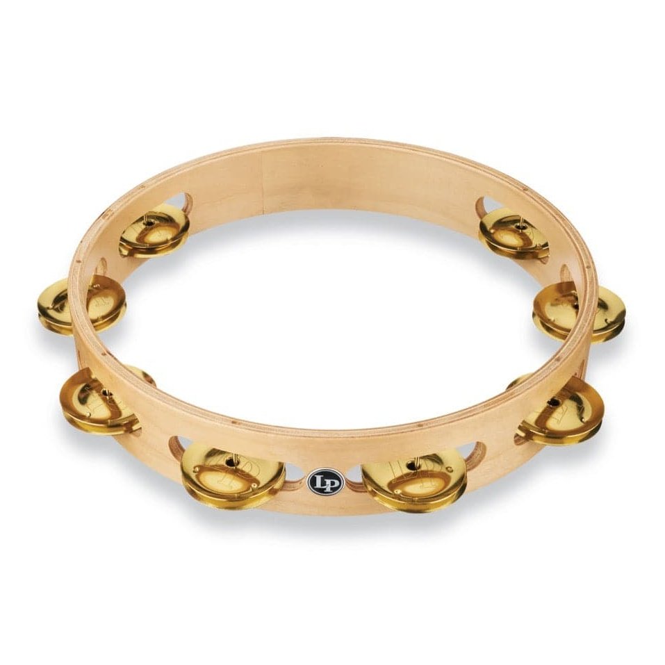 LP Pro 10 Inch Single Row Tamb Brass