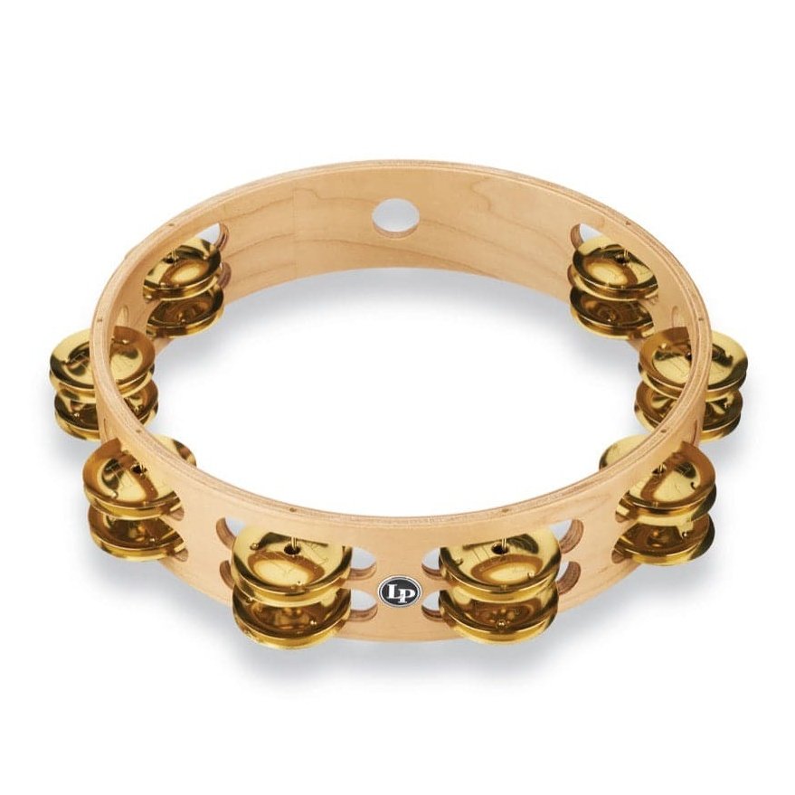 LP Pro 10 Inch Double Row Tamb Brass