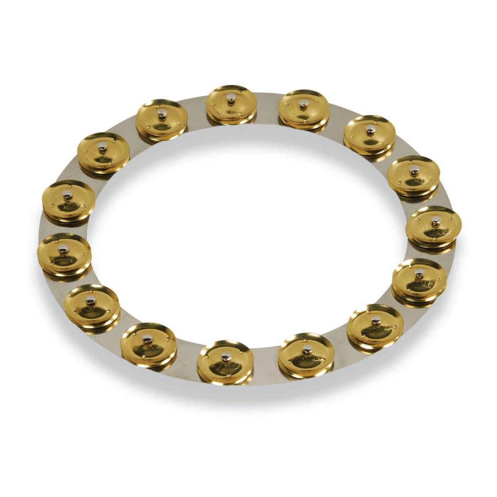 LP Latin Percussion LP3814SBS 14-inch Tambo-ring - Stainless Steel With Brass Jingles