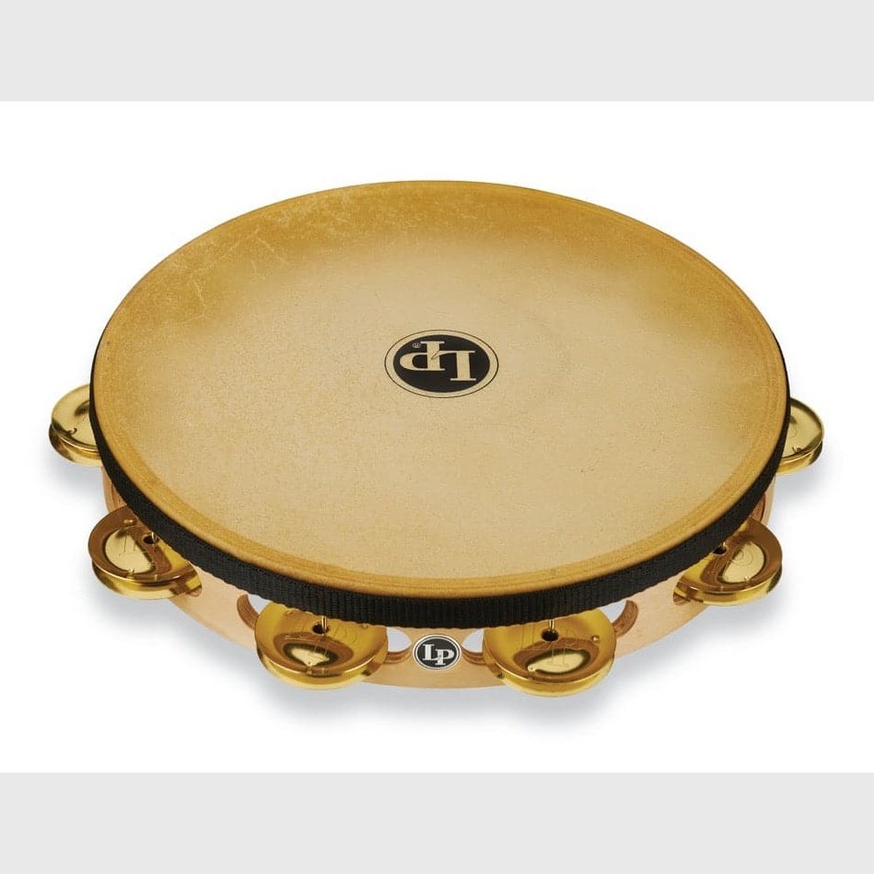 LP Pro 10 Inch Single Row Tamb Brass W/head