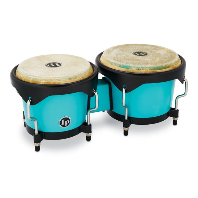 Latin Percussion LP601D-SF-K Discovery Series 6-1/4-inch and 7 1/4-inch Bongo with FREE Carrying Bag - Sea Foam
