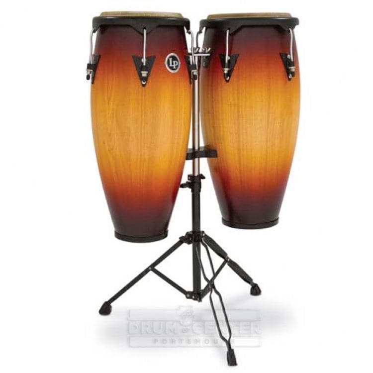 LP City Conga Set with Stand - Vintage Sunburst Finish