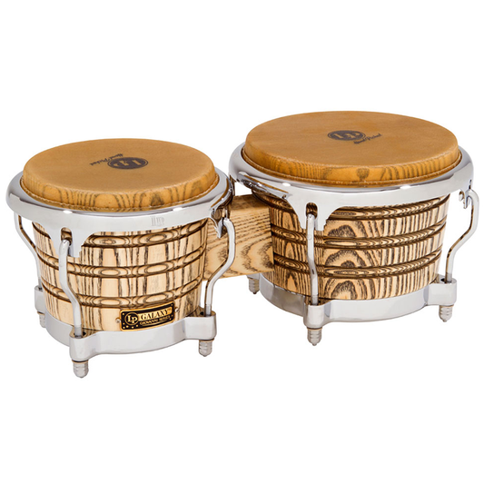 LP Galaxy Giovanni Series Wood Bongos with Chrome Hardware
