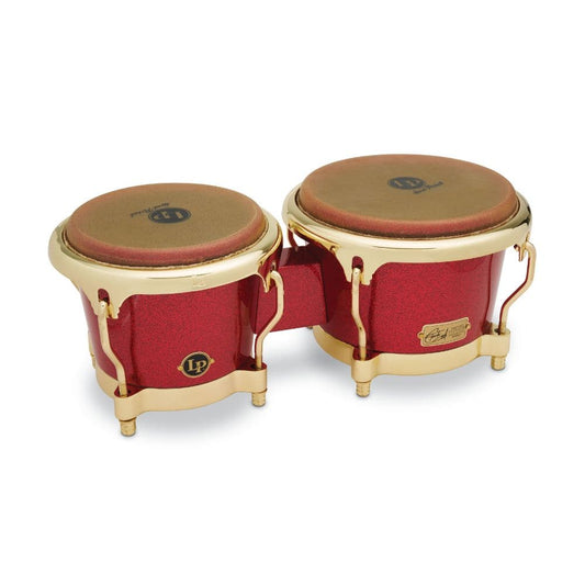 Latin Percussion LP794V-ARG Galaxy Series Fiberglass Fausto Cuevas III Signature Bongos Arena Red