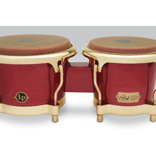 Latin Percussion LP794V-ARG Galaxy Series Fiberglass Fausto Cuevas III Signature Bongos Arena Red