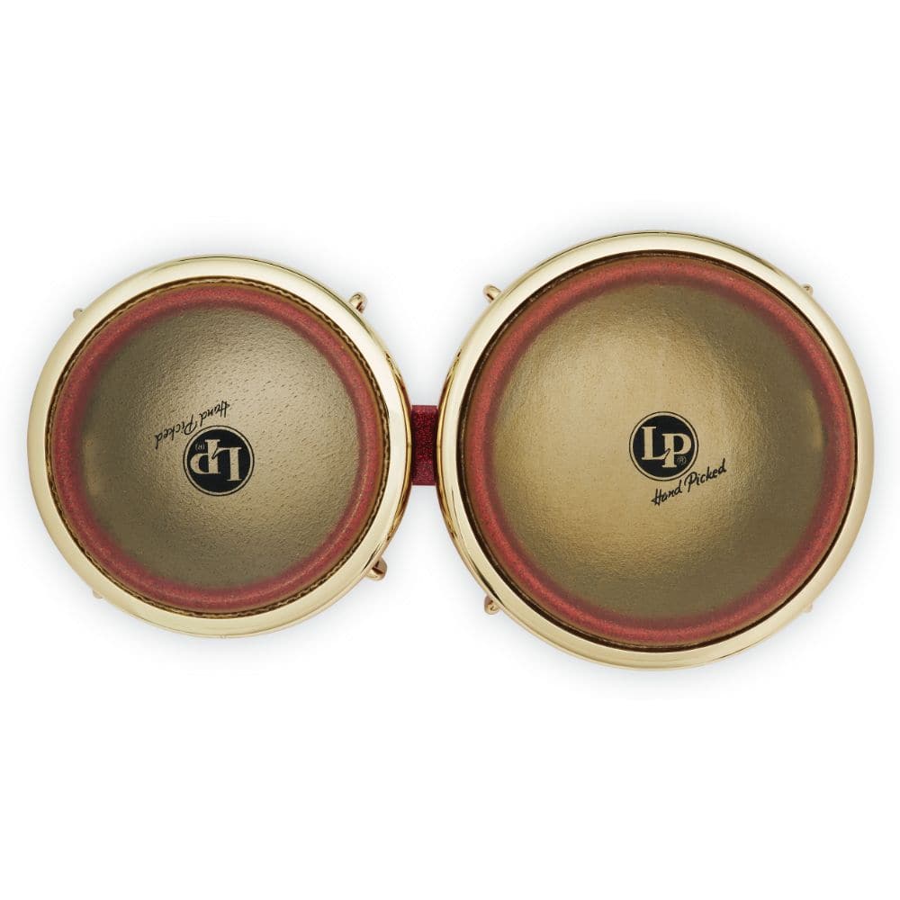 Latin Percussion LP794V-ARG Galaxy Series Fiberglass Fausto Cuevas III Signature Bongos Arena Red
