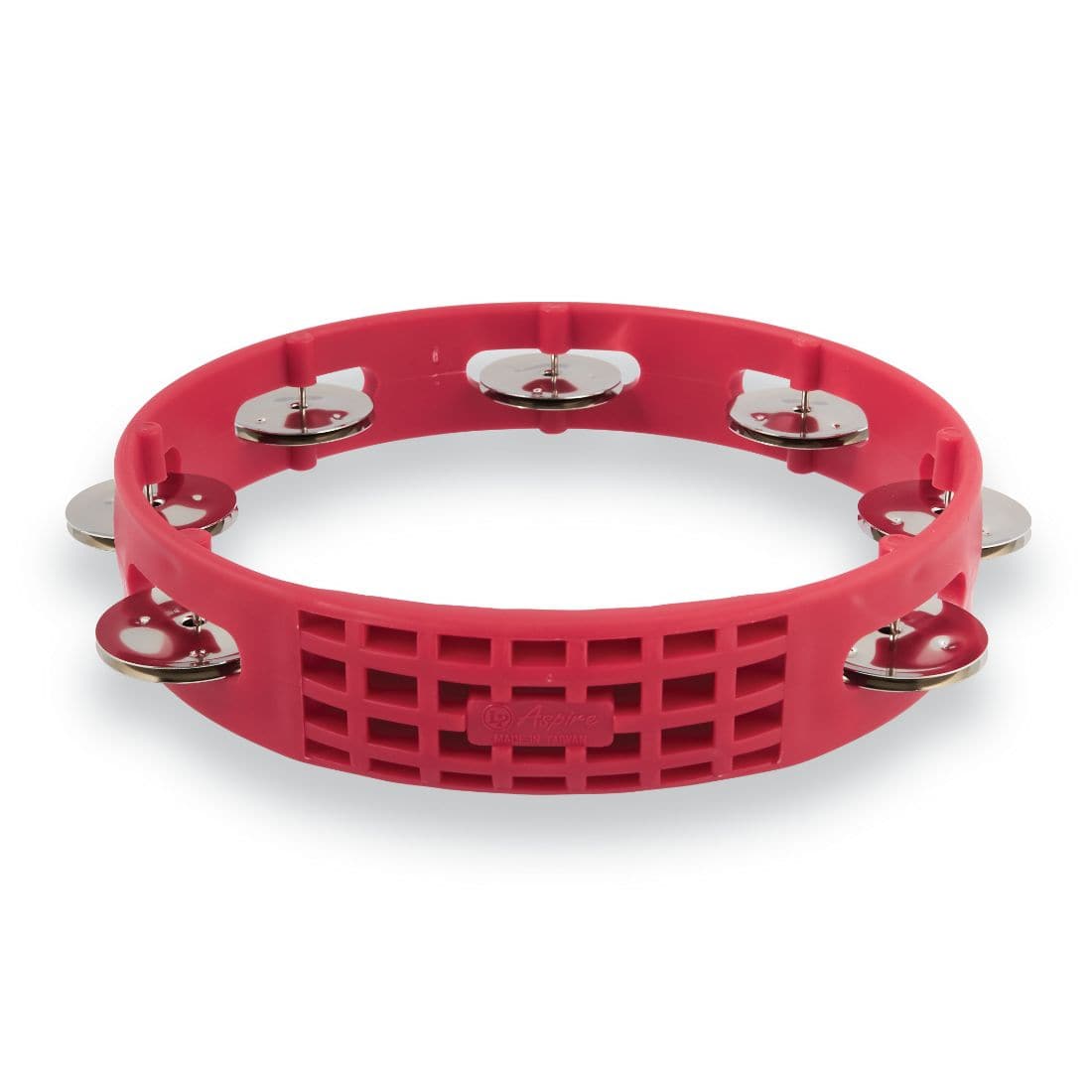 LP Aspire 8 Plastic Tambourine - Red