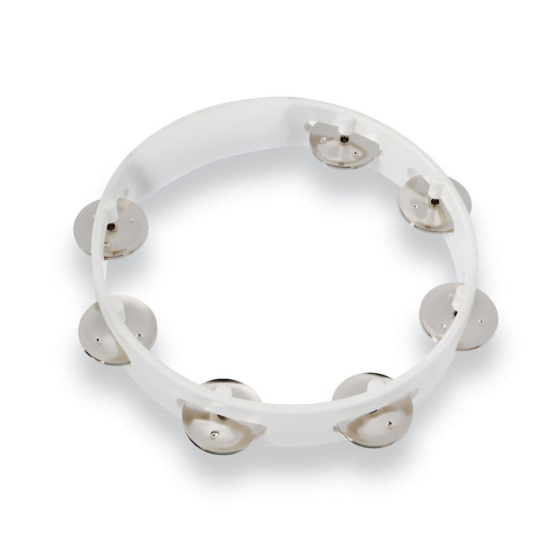 LP Aspire 8 Plastic Tambourine - White