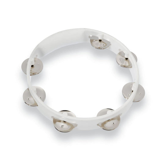 LP Aspire 8 Plastic Tambourine - White