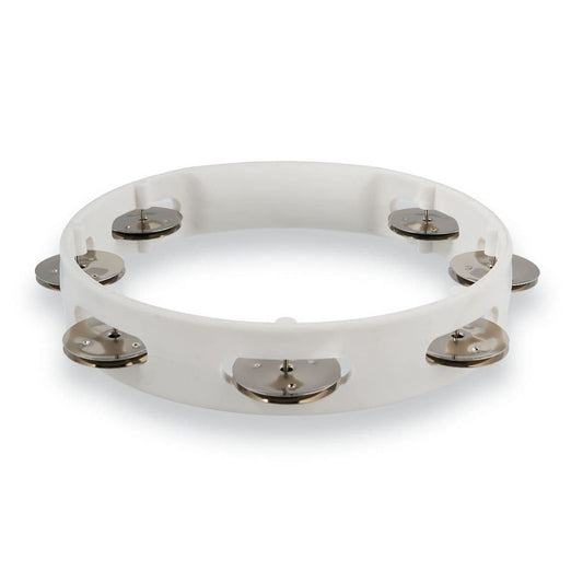 LP Aspire 8 Plastic Tambourine - White