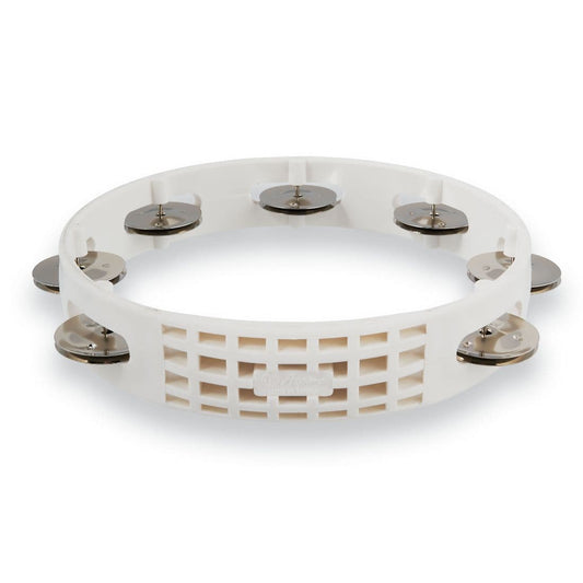 LP Aspire 8 Plastic Tambourine - White