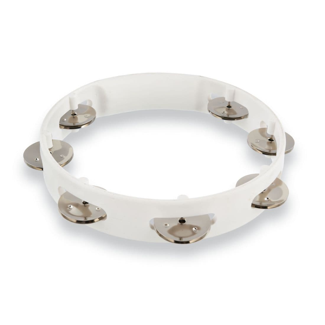 LP Aspire 8 Plastic Tambourine - White