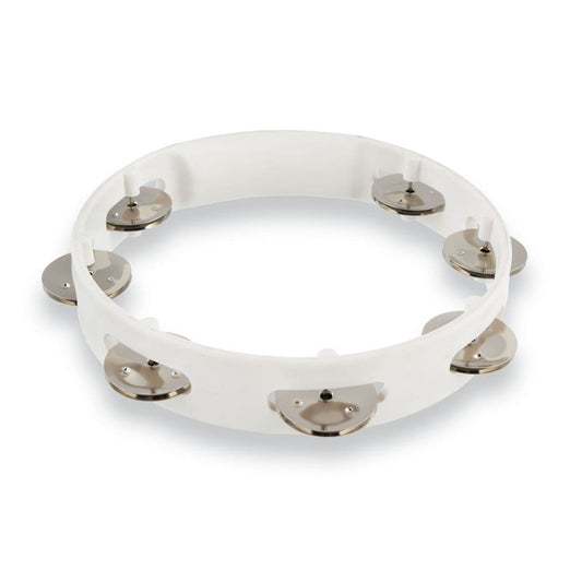 LP Aspire 8 Plastic Tambourine - White