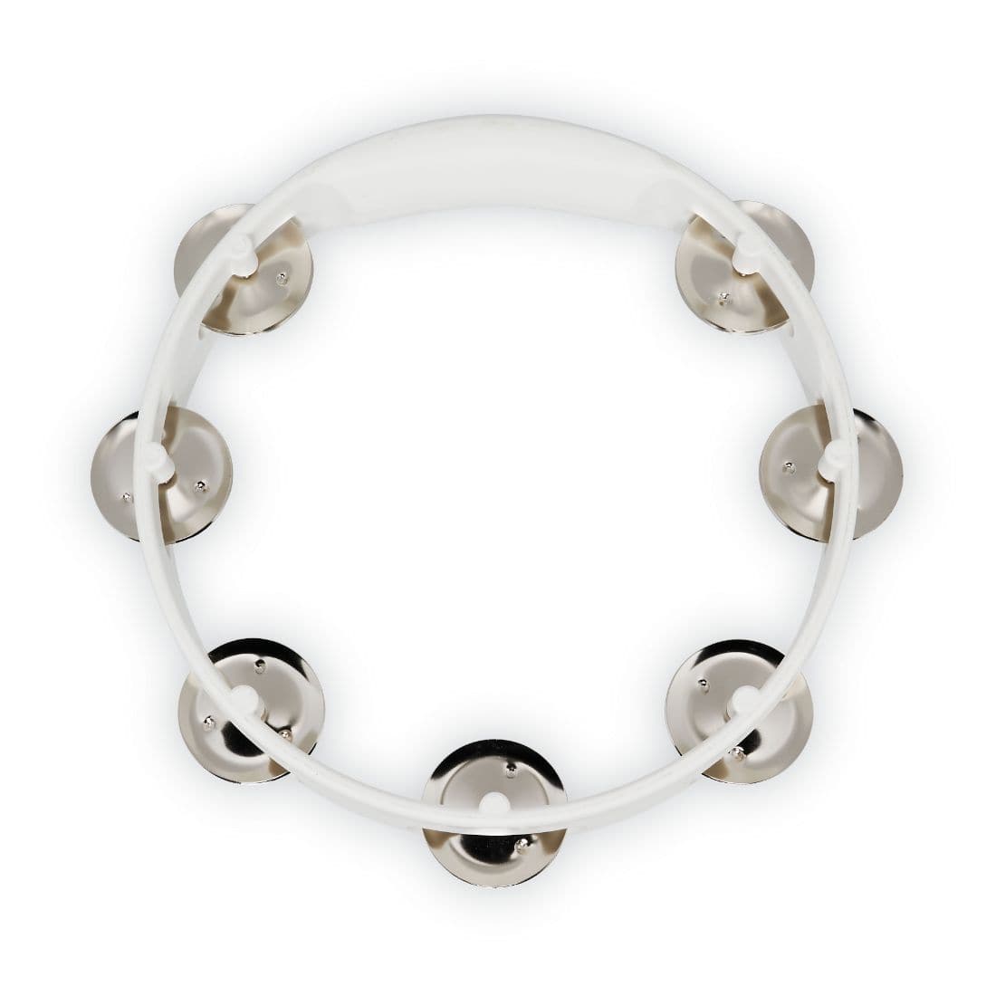 LP Aspire 8 Plastic Tambourine - White