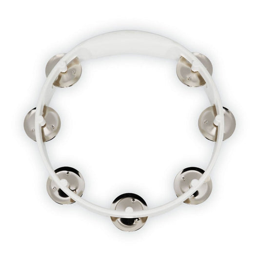 LP Aspire 8 Plastic Tambourine - White