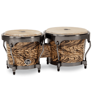 LP Aspire Bongo Set Havana Cafe w/Brushed Nickel Hardware