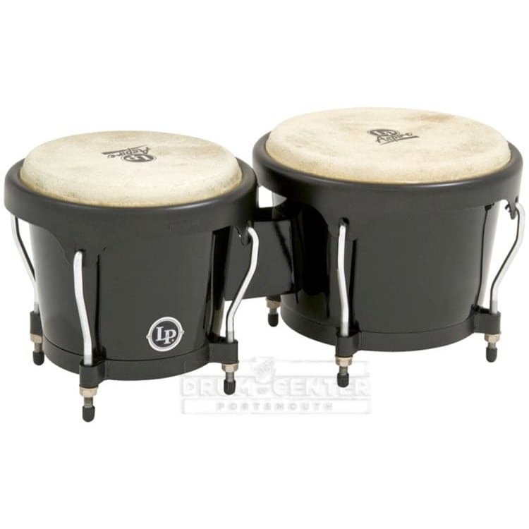 LP Aspire Fiberglass Bongos - Black Finish