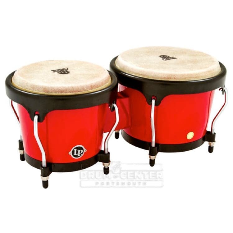 LP Aspire Fiberglass Bongos - Red Finish