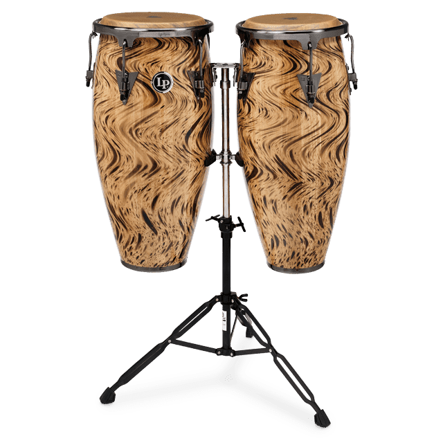 LP Aspire 10-inch and 11-inch Conga Set with Double Stand - Havana Cafe