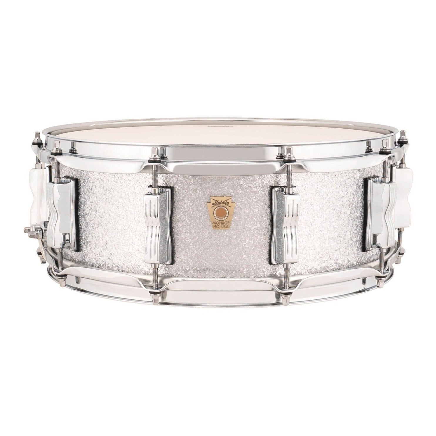 Ludwig Classic Maple Snare Drum 14x5 Silver Sparkle