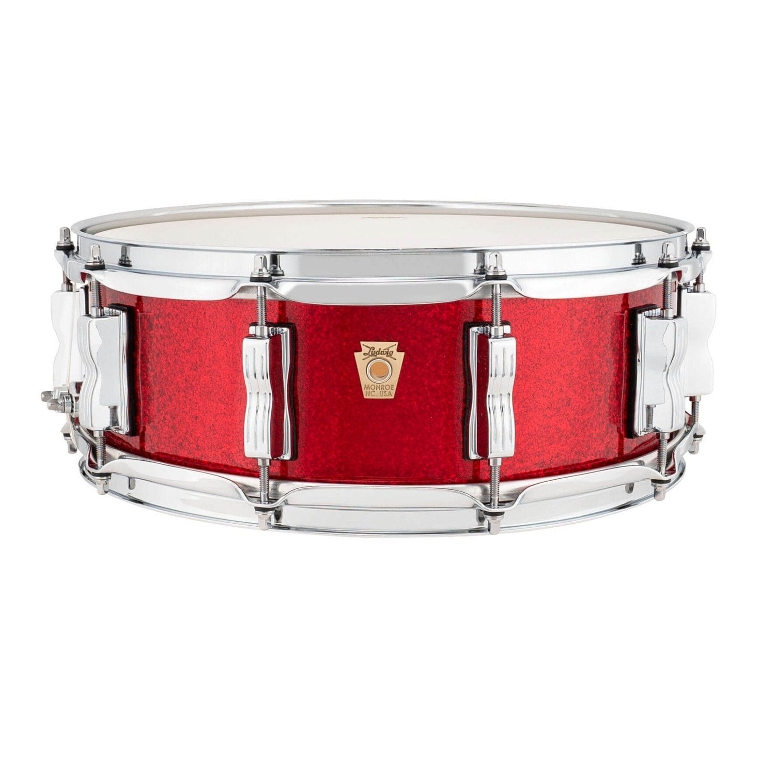 Ludwig Classic Maple Snare Drum 14x5 Red Sparkle