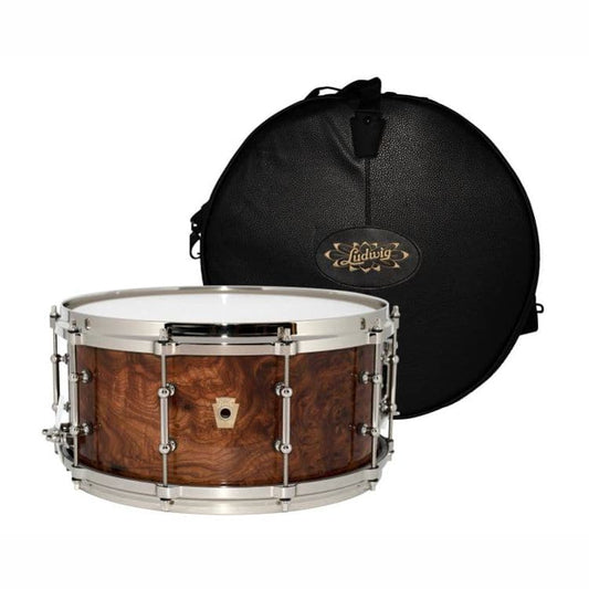 Ludwig LS403XXCE 2020 Classic Maple Snare Drum 14x6.5 Aged Exotic Carpathian Elm