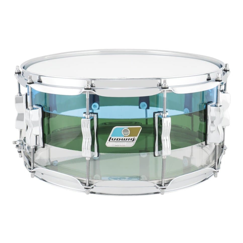 ludwig vistalite snare drum