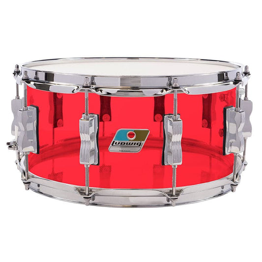 Ludwig Vistalite Snare Drum 14x6.5 Pink