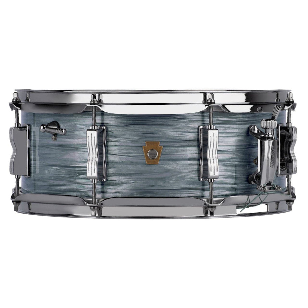 Ludwig Legacy Mahogany Jazz Fest Snare Drum 14x5.5 Vintage Blue Oyster