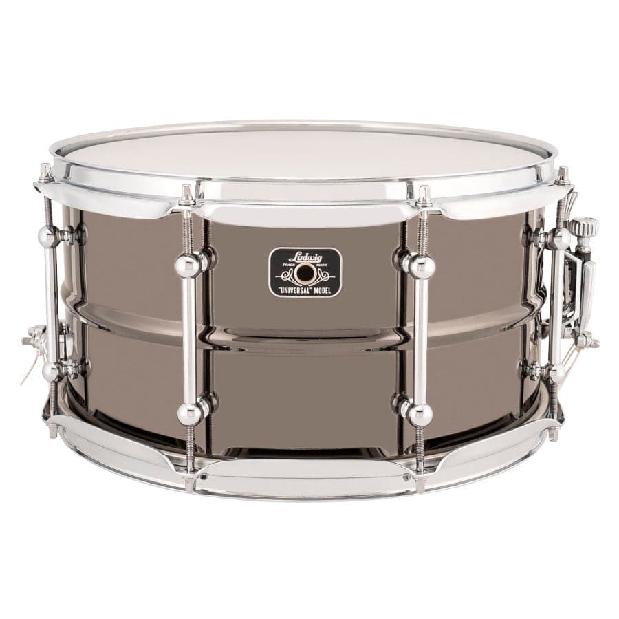 Ludwig LU0713C Universal Brass Snare Drum 13x7 w/Chrome Hardware