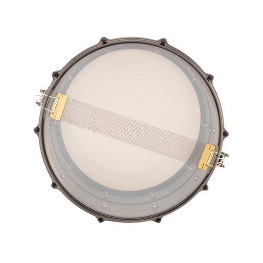 Ludwig LU0814 Universal Brass Snare Drum 14x8 w/Black Hardware