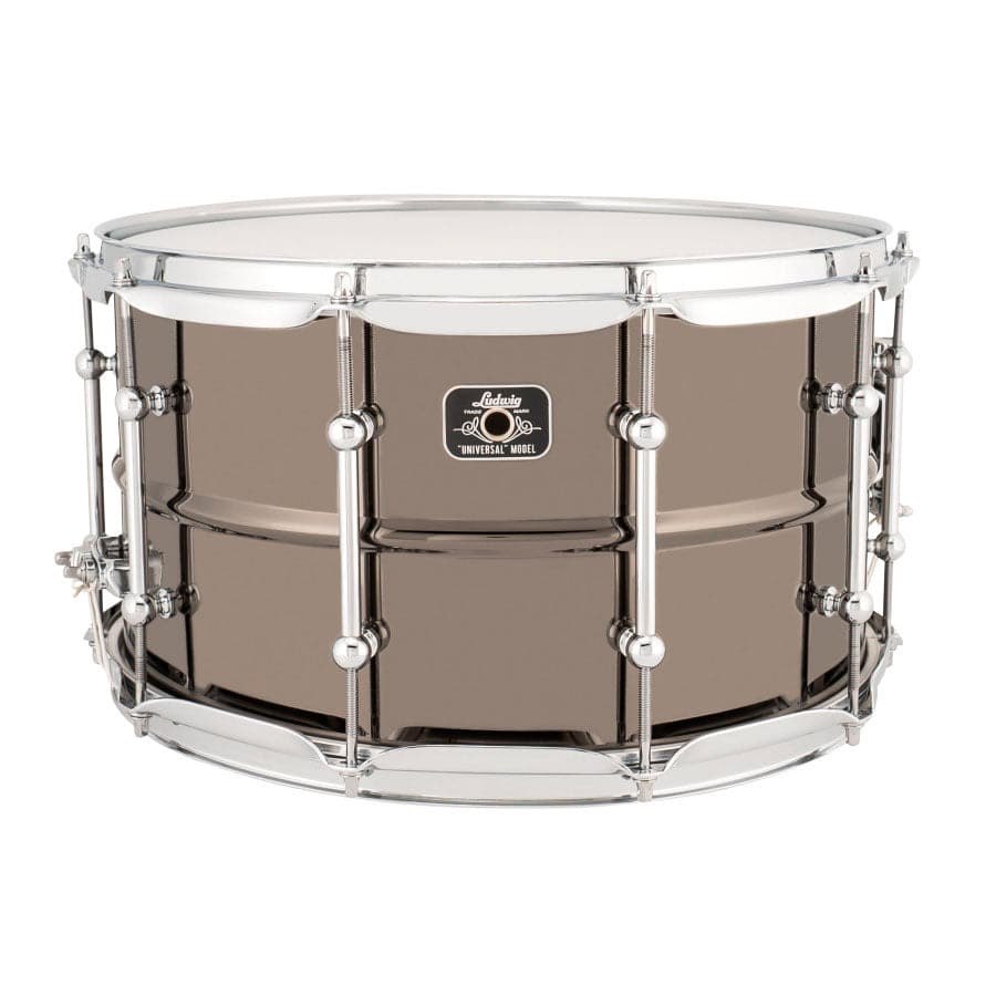 Ludwig LU0814C Universal Brass Snare Drum 14x8 w/Chrome Hardware