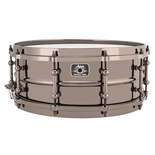 Ludwig LU5514 Universal Brass Snare Drum 14x5.5 w/Black Hardware