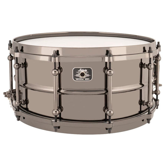 Ludwig LU6514 Universal Brass Snare Drum 14x6.5 w/Black Hardware