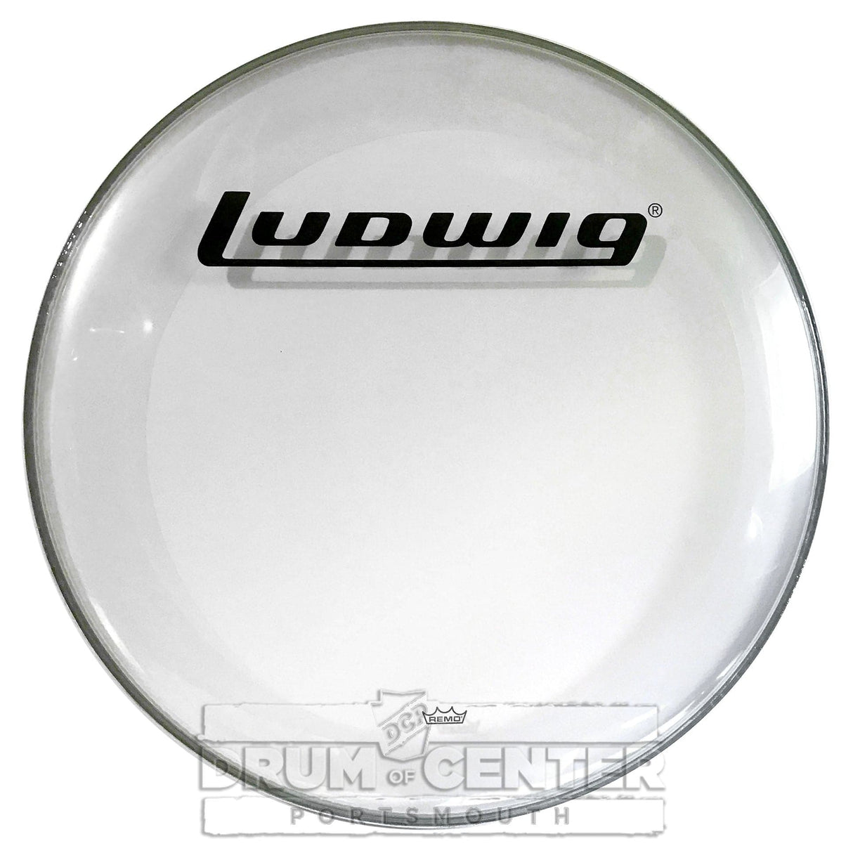 Ludwig Bass Drum Logo Head : P3 Clear with Block Logo 26