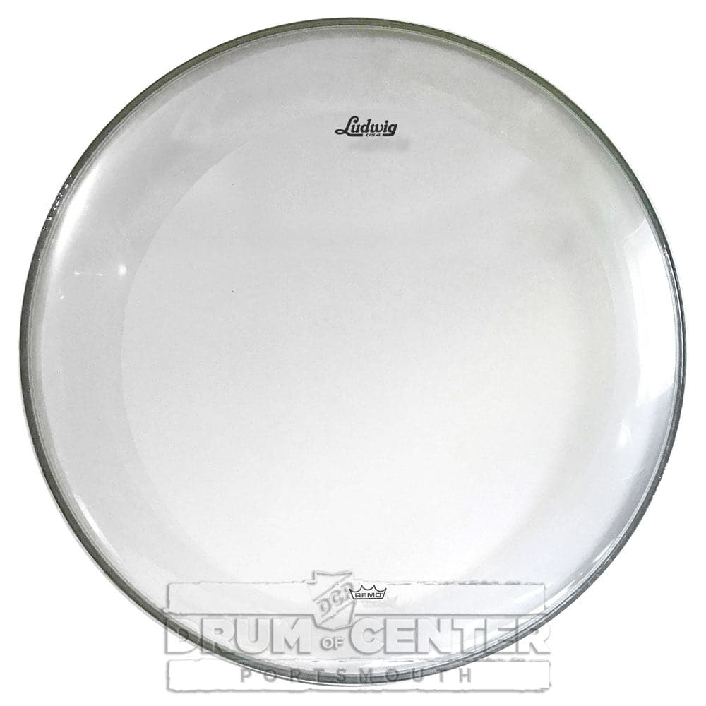 Ludwig Bass Drum Heads 22" Powerstroke 3 Clear Drum Center Of