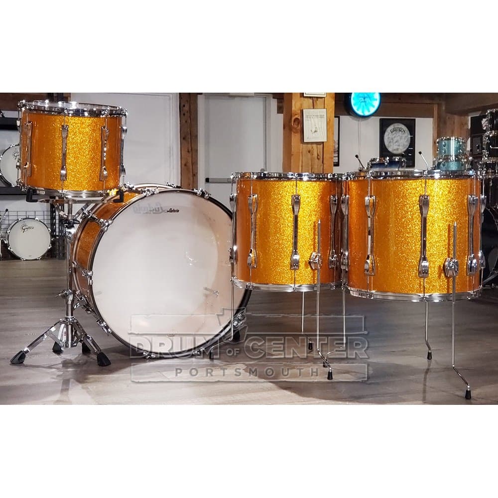Ludwig Classic Maple 4pc "Mondo" Drum Set Gold Sparkle