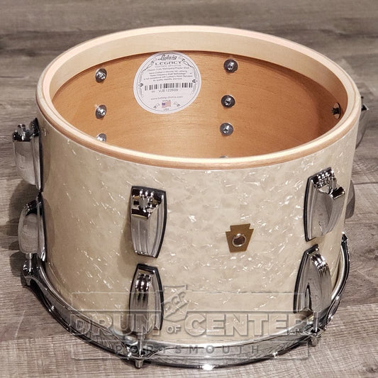 Ludwig Legacy Mahogany 3pc Drum Set Vintage White Marine